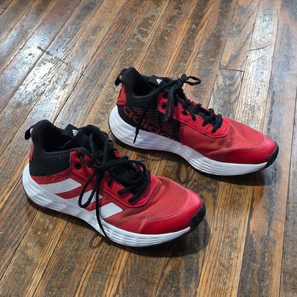 Men's ADIDAS Own The Game Athletic Sneakers Shoes Size 7 - Picture 2 of 9